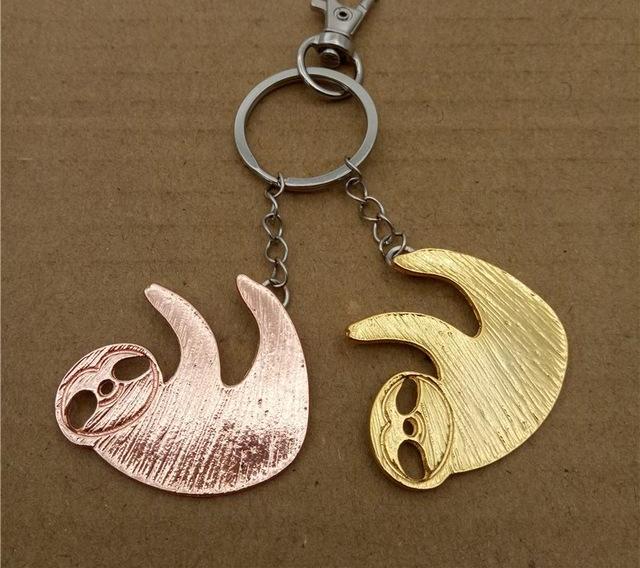 Trendy Sloth Key Chain